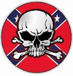 SKULL CIRCULAR FILLS Flag Rebel