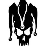 skull jester decal