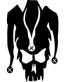 skull jester decal