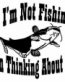 Thinking About Fishing Car Sticker 3