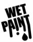 Wet Paint Funny Vinyl Car Decal