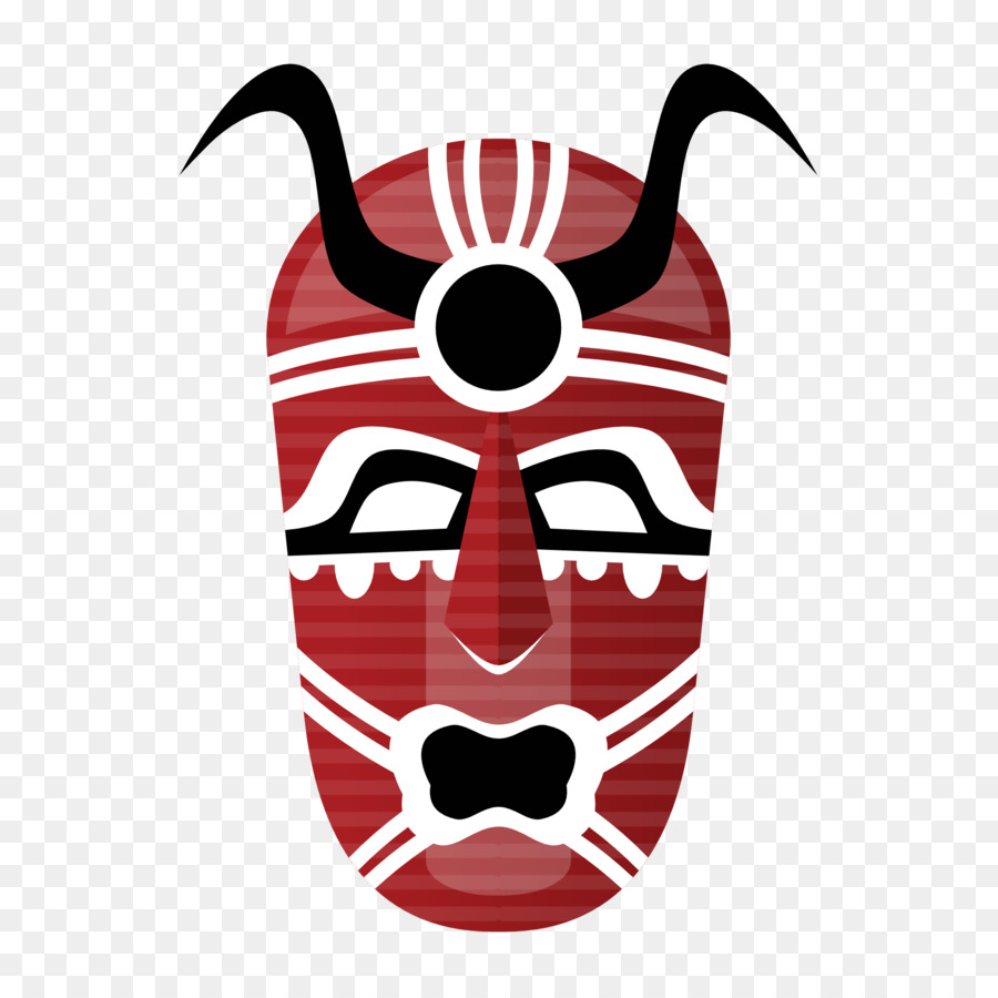 0 African Color Mask Sticker Africa Decal 4