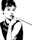 Audrey Hepburn Decal