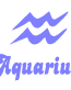 Aquarius Zodiac Decal