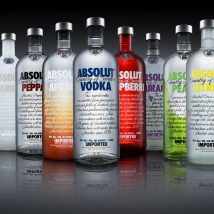 Absolut Vodka Group Rectangular Decal