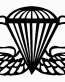 airborne jump wings die cut decal