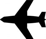 Aircraft Clipart Diecut Decal 27