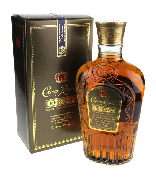 Crown Royal Reserve Bottle and Box Sticker