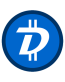 digibyte-crypto logo sticker