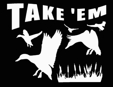 Duck Hunting Decal Sticker 37