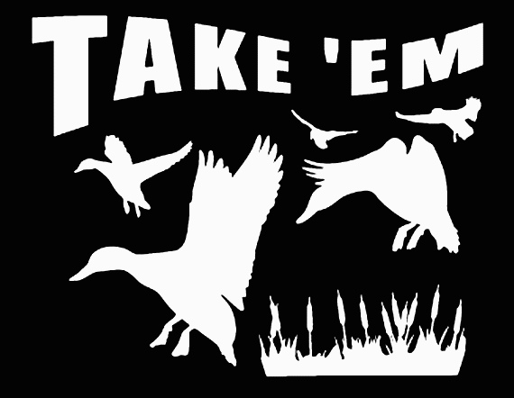 Duck Hunting Decal Sticker 37