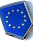European Union Crest Chrome Emblem Car Emblem Decal