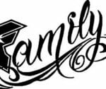 F is for Family Diecut Decal