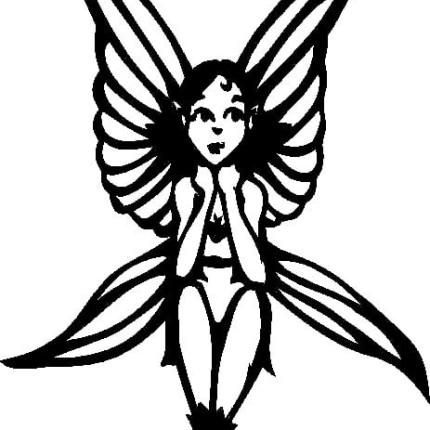 Fairy Fairies Car or Wall Vinyl Decal Stickers 10