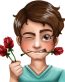 Flowers Funny Vinyl Car Decal