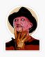 FREDDY KRUGER HAND COLOR STICKER 2