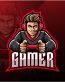 gamer-esport-mascot-logo-ADHESIVE VINYL STICKER