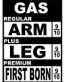 GAS ARM LEG