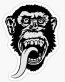 GAS MONKEY HEAD FUNNY BEER STICKER