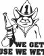 Get Em Wet Firefighter Decal