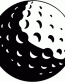 Golf Ball Vinyl Diecut Decal