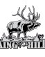 GRAY BLACK WHITE King of the Hill Elk Decal
