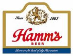 HAMMS BEER LOGO STICKER