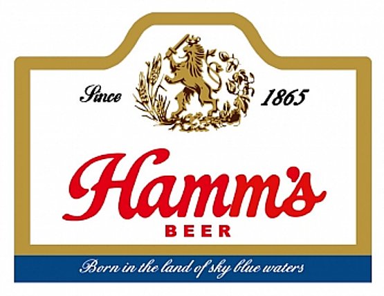 HAMMS BEER LOGO STICKER