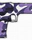 HAND GUN FILLS camo purple