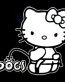 Hello K Peeon Dogs Decal Sticker