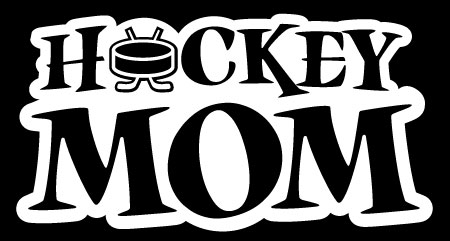 Hockey Mom Window Wall Sticker