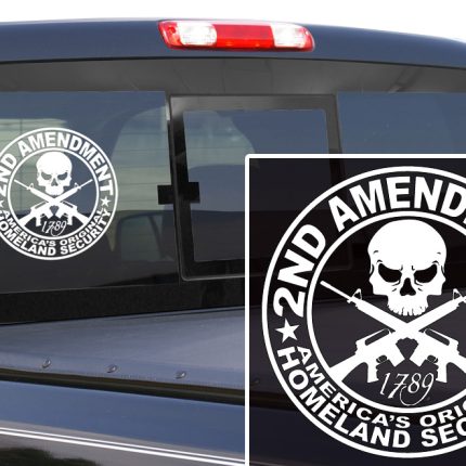 Homeland Security Diecut Decal