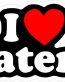 I Love Haters sticker