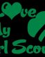 i love my girl scout die cut decal