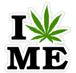 I Marijuana Maine Sticker