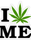 I Marijuana Maine Sticker
