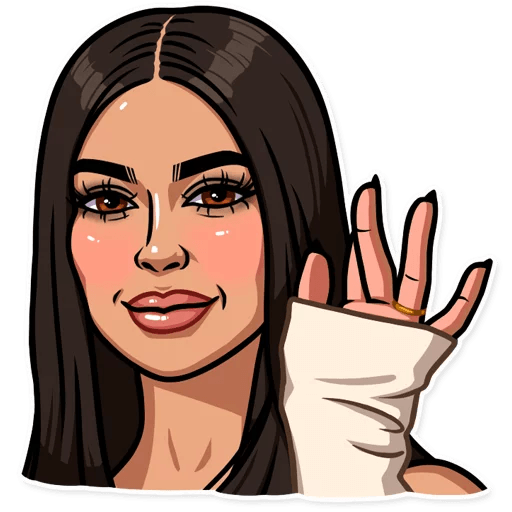 kardashian family_celebrity sticker 5