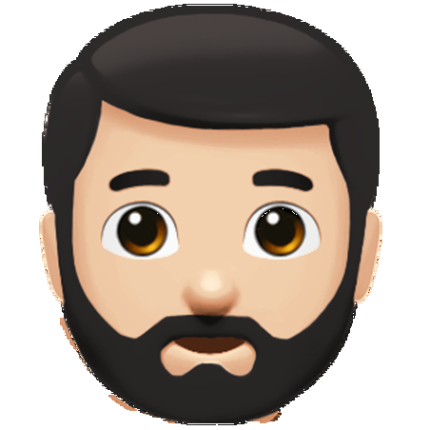 man bearded-emoji