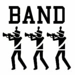 Marching Band Diecut Vinyl Decal