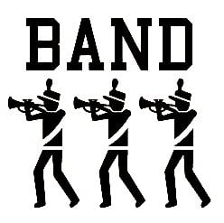 Marching Band Diecut Vinyl Decal