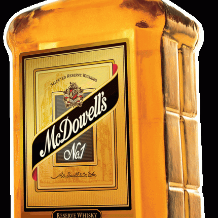 McDowells No 1 Scotch Bottle Sticker