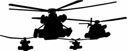 Military Silhouette Decals 2