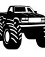 monster truck sticker