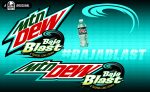 mountain dew BAJA BLAST sticker