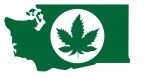 Produced in Washington marijuana diecut decal