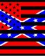 REBEL USA FLAG STICKER 88