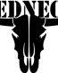 REDNECK COW SKULL STICKER