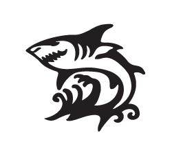 Shark Fishing Decal 99