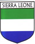 Sierra Leone Flag Crest Decal Sticker