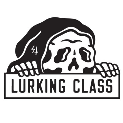 SKATER LURKING CLASS SKULL DIE CUT DECAL